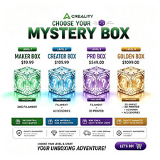 Creality Mystery Box 4‑Level : 3D Printer/Filament/Scanner /Accessories LOT picture