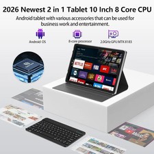 EITOMIN Android Tablet 2026 Latest 10 inch Tablet. 128GB ROM 16GB picture