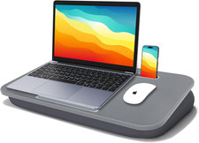 Lap Desk with Cushion, Fits up to 17 inch Laptop, Pillow Designed, Portable picture