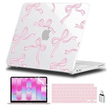 Coquette Pink Bow MacBook Neo 13” Case 2026 A3404 Keyboard Cover picture