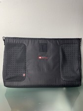 Victorinox Swiss Army Black Nylon Laptop Case Bag Security Fast Pass Pouch Tsa  picture