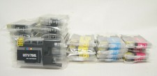 LC71/75XL Black (12) Yellow (4) Cyan (4) Magenta (4) 24 Total Ink EZ Cartridges picture