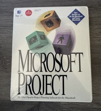 WINDOWS MICROSOFT PROJECT V4.0 VINTAGE SOFTWARE W/ 3.5