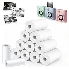 12 Rolls Kids Instant Camera Refill Thermal Photo Paper 57x25mm BPAFree picture