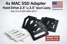 Mac Pro A1289 SSD Adapter Sled Caddy 4x 2.5 to 3.5 Drive Bay 2009-2012 picture