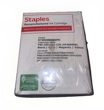 4x Staples Canon Printer Ink Cartridges PGI-225 CLI-226 Black Cy Magenta Ylw NEW picture
