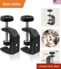Multi-Purpose C-Clamp Set with Anti-Slip Pads for Crafting & Worktables picture