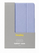 Heyday iPad 10.2 in Case Blue Floral Embossed Folio 7th 8th 9th Gen Stand NEW picture