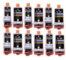 Replacement PGI-35 CLI-36 Ink Cartridges for Canon iP100 iP110 TR150 Printer picture