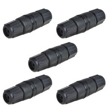 5PCS M25AP2 Shielded RJ45 Waterproof Cat5/5e/6 8P8C Connector IP67 Ethernet LAN picture
