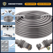 100FT Cat 6 26AWG Pure Copper Waterproof Cable for Starlink Gen 3 Satellite picture