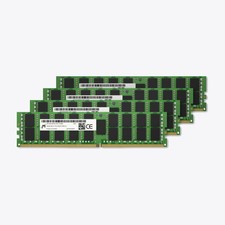 Micron 256GB 4x64GB PC4-2933Y DDR4 RDIMM Registered RAM Kit MTA36ASF8G72PZ-2G9B2 picture