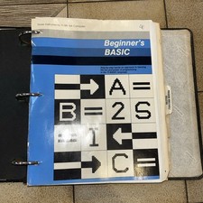 TI-99/4A User Reference Guide Owners Manual Beginners Basic Coding Book Binder picture