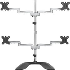 StarTech Quad Monitor Stand, Desktop VESA 4 Monitor Arm up to 32