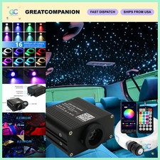 16W Twinkle Sound Activated Fiber Optic Starlight Headliner Kit - 450pcs, 9.8ft, picture