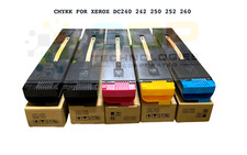 5pcs. Japan Replacement Toner set for Xerox 7665 DC 250 240 242 260 SOLD CMYKK picture