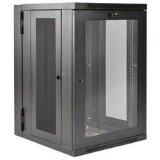 Tripp Lite 19 Inch 18U Wall Mountable Server Rack Cabinet - Black picture