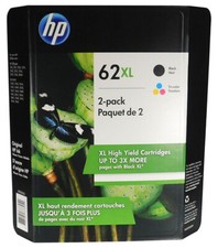 HP 62XL Black & Color Ink Cartridge for ENVY 5540/7640, OfficeJet 5740 - Genuine picture