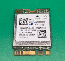 GENUINE LENOVO IDEAPAD 1-15AMN7 WIFI CARD Realtek RTL8852BE FRU 5W10V25844 picture