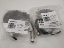 NEW Targus DEFCON T-Lock Serialized Combo Cable Lock PA410S-1 (AMX) Lot of 2 picture