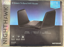 Netgear Nighthawk 8-Stream Tri-Band Wifi Router AX6600 (rax70-100nas) OPEN BOX picture