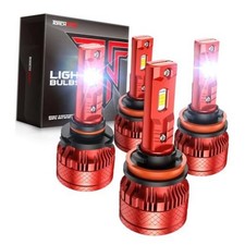 H11/H9/H8 9005/HB3 LED Bulbs Combo, 160000LM 800% Super Brighter T6S 9005+H11 picture