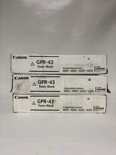 3 Cosmetic OEM Canon iRA 4025, 4035, 4225, 4235 Black Toners GPR-43, 4792B003 picture