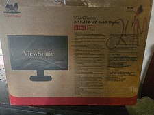 ViewSonic VG2439SMH 24” Full HD Ergonomic LED Monitor New in Box W/All cables picture