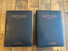 MICROSOFT SOFTCARD MANUAL VOLUME 1 + 2 APPLE I & II COMPUTER CP/M INTEL Z80 RARE picture