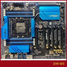 FOR ASROCK X99 WS DDR4*4 128GB LGA 2011-3 EATX Motherboard Test OK picture