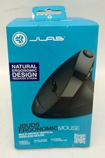 JLab JBuds 2.4G Wireless Bluetooth Vertical Ergonomic Optical Mouse Black picture