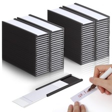 100 Pack C Channel Magnetic Label Holders, 1