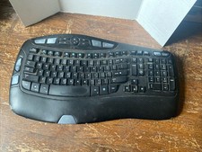 Genuine VTG Logitech Cordless Computer Keyboard Model Y-RCP140 No Receiver USED picture