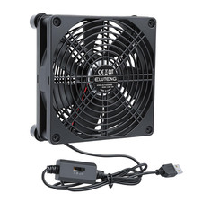 USB Powered Cooling Fan 140Mm with 3 Speed Adjustable Computer USB Fans picture