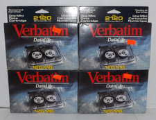 4 Sealed Verbatim DataLife  DC2120 120MB QIC- 80 Mini Data Cartridges #87990 picture