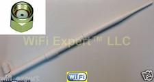 New White Dual Band 2.4/5.8Ghz 9dBi RP-SMA High Gain Antenna USA picture
