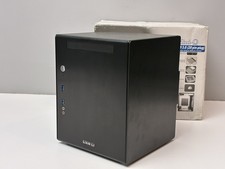 🔥 LIAN LI PC-Q03 B Black Aluminum Mini-ITX Cube Case Desktop Tower SFF SFX🔥 picture