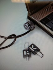 Model #64032-A Kensington Master Lock NOTEBOOK SECURITY CABLE w/ KEYS -Brand New picture