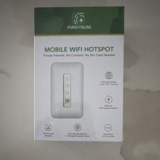 FIRSTNUM 4G LTE Wi‑Fi Hotspot Modem Wi‑Fi 6 Unlocked USB‑C White picture