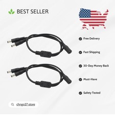 Durable 2.1mm x 5.5mm Power Splitter Cable - 2 Pack for Efficient Connectivity picture