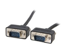 Startech 10ft Thin Coax HD15 VGA Cable - Black picture