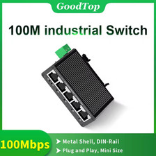GoodTop 5-Port 100Mbps Industrial Ethernet Switch DIN Rail picture