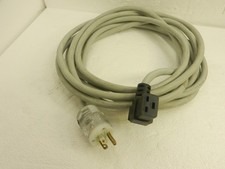 Hospital Grade Power Cord NEMA 5-20P  -to - C19 Right Angle Plug 12 AWG picture