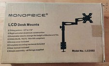 NEW Monoprice LCD-502 Adjustable Tilting Desk Mounts  picture