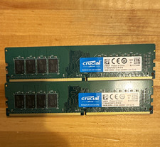 Crucial 32GB (2x16GB) DDR4-2133 UDIMM 288-Pin Desktop RAM CT16G4DFD8213 picture