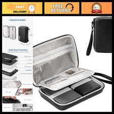 Portable Hard Drive Case for 2 Drives - Fits 1TB 2TB 3TB 4TB USB External Storag picture