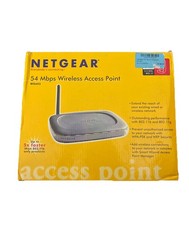 NETGEAR WG602 V2. Wireless Access Point 54 Mbps Wi-Fi 802.11b &802.11g.  Silver picture