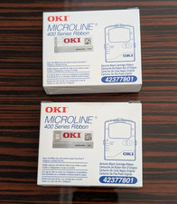 OKI 42377801 Black Ribbon ML420 421 ML490 491 Lot of 2 picture
