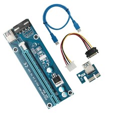 40 Risers - PCI-E 1x to 16x Powered USB 3.0 Extender Riser Adapter Card VER 006 picture