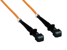 1m OM1 MTRJ to MTRJ Duplex Corning Fiber Optic Cable MultiMode 62.5/125 OFNR ... picture